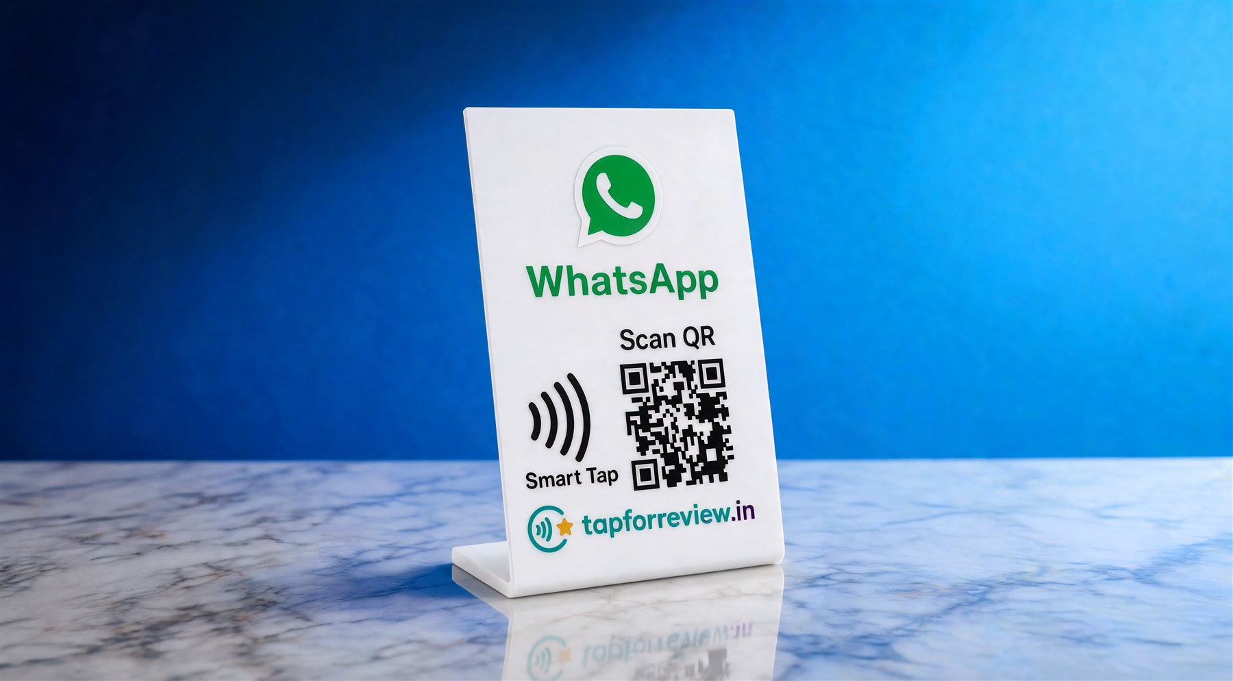 Smart Tap WhatsApp Smart Tap and QR stand
